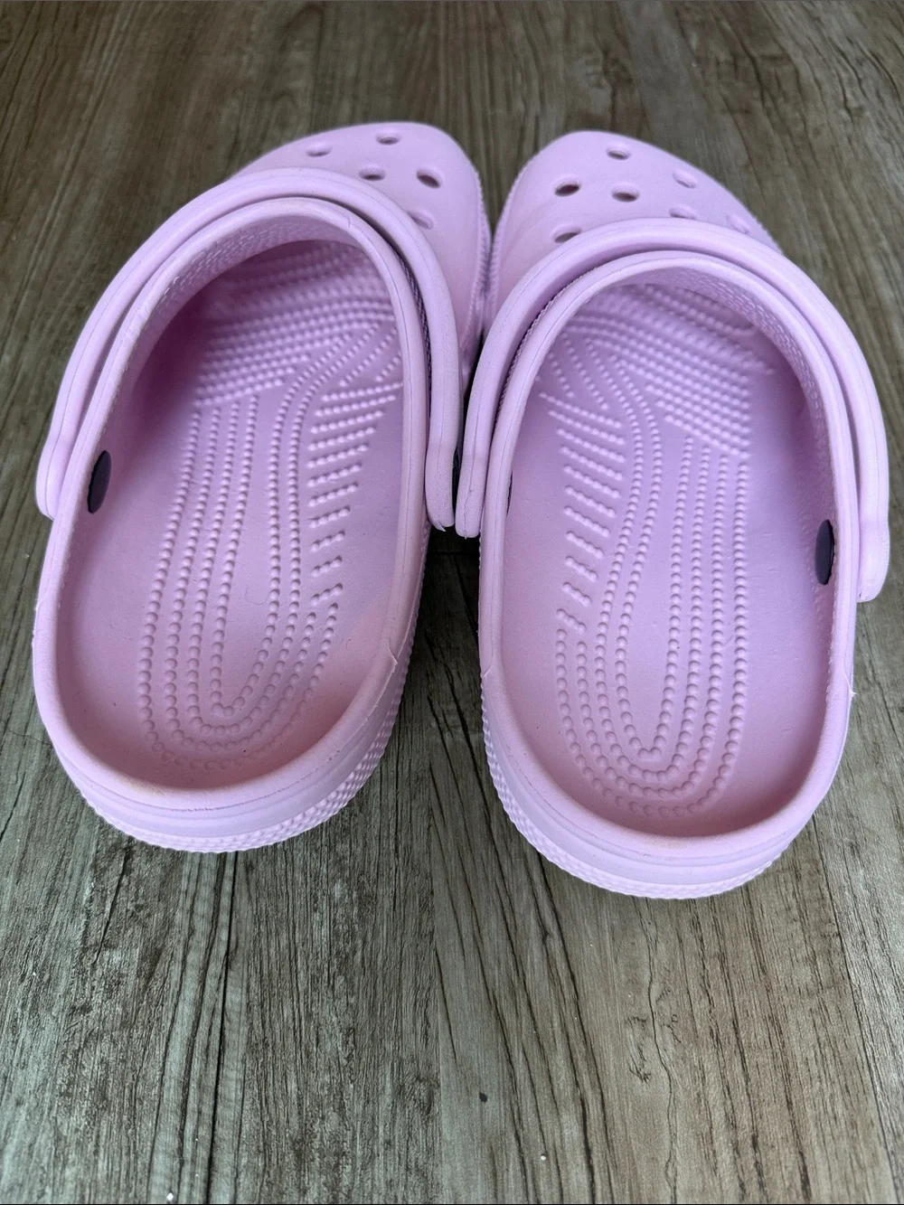 CROCS Kids Classic Clog in Light Pink with Jibbitz included